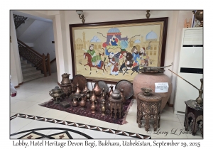 2025-09-29#4418 Lobby, Hotel Heritage Devon Begi, Bukhara, Uzbekistan