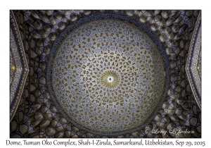 2025-09-29#5485 Dome, Tuman Oko Complex, Shah-I-Zinda, Samarkand, Uzbekistan