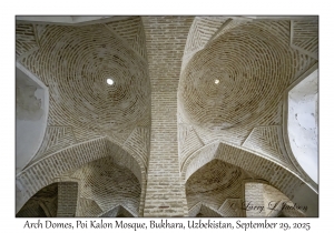 2025-09-29#5518 Arches, Poi Kalon Mosque, Bukhara, Uzbekistan