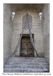2025-09-30#2587 Door, Bazaar, Bukhara, Uzbekistan