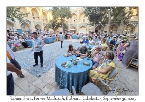 2025-09-30#3257 Fashion Show, Former Madrasah, Bukhara, Uzbekistan