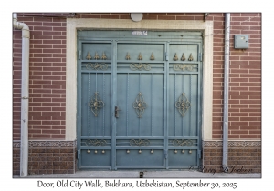 2025-09-30#5692 Door, Old City Walk, Bukhara, Uzbekistan