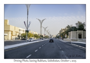2025-10-01#2773 Driving Photo, leaving Bukhara, Uzbekistan