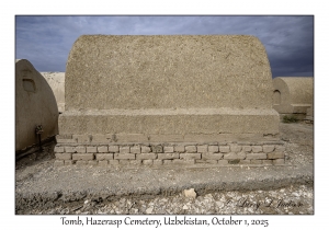 2025-10-01#5730 Tomb, Cemetery, Hazerasp, Uzbekistan