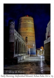 2025-10-02#0546 Unfinished Minaret, Early Morning, Itchan Kala, Khiva, Uzbekistan