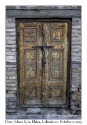 2025-10-02#3054 Door, Itchan Kala, Khiva, Uzbekistan