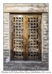 2025-10-02#3082 Window Grill, Itchan Kala, Khiva, Uzbekistan