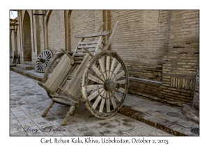 2025-10-02#3085 Cart, Itchan Kala, Khiva, Uzbekistan