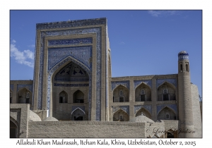 2025-10-02#3167 Allakuli Khan Madrasah, Itchan Kala, Khiva, Uzbekistan