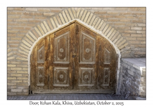 2025-10-02#3171 Door, Itchan Kala, Khiva, Uzbekistan