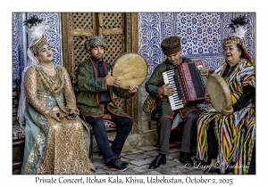 2025-10-02#3186 Private Concert, Itchan Kala, Khiva, Uzbekistan
