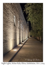 2025-10-02#3749 Night Lights, Itchan Kala, Khiva, Uzbekistan