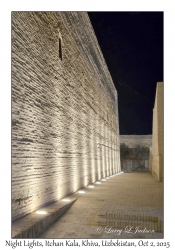 2025-10-02#3913 Night Lights, Itchan Kala, Khiva, Uzbekistan