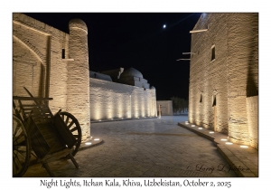 2025-10-02#4746 Night Lights, Itchan Kala, Khiva, Uzbekistan