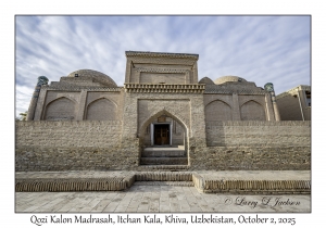 2025-10-02#5742 Qozi Kalon Madrasah, Itchan Kala, Khiva, Uzbekistan