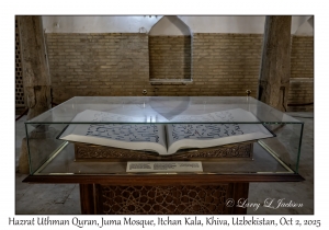 2025-10-02#5767 Hazrat Uthman Quran, Juma Mosque, Itchan Kala, Khiva, Uzbekistan