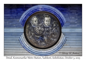 2025-10-03#3368 Detail, Kozmonavtlar Metro Station, Tashkent, Uzbekistan