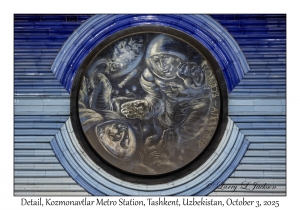 2025-10-03#3387 Detail, Kozmonavtlar Metro Station, Tashkent, Uzbekistan