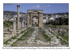 2026-01-20#3494 The North Tetrapylon, Jerash Archeological Site, Amman, Jordan