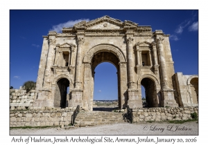 2026-01-20#5872 Arch of Hadrian, Jerash Archeological Site, Amman, Jordan