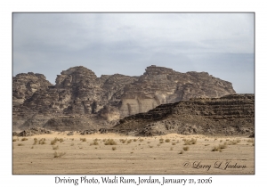 2026-01-21#3603 Driving Photo, Wadi Rum, Jordan