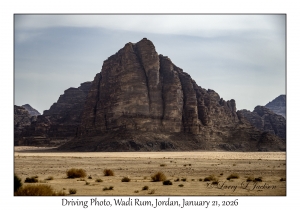2026-01-21#3608 Driving Photo, Wadi Rum, Jordan