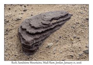 2026-01-21#3675 Rock, Sandstone Mountains, Wadi Rum, Jordan