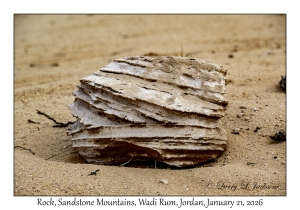 2026-01-21#3700 Rock, Sandstone Mountains, Wadi Rum, Jordan