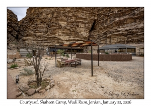 2026-01-22#5937 Courtyard, Shaheen Camp, Sandstone Mountains, Wadi Rum, Jordan