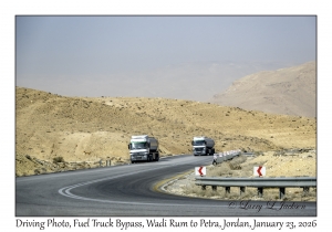 2026-01-23#4050 Driving Photo, Fuel Truck Bypass, Wadi Rum to Petra, Jordan