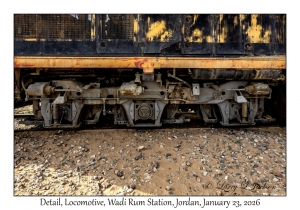 2026-01-23#5970 Detail, Locomotive, Wadi Rum Station, Jordan