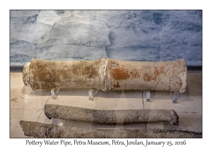 2026-01-25#4429 Pottery Water Pipe, Petra Museum, Petra, Jordan