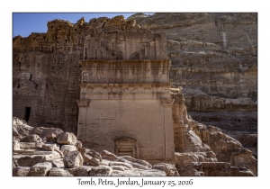 2026-01-25#6121 Tomb, Petra, Jordan