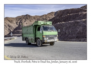 2026-01-26#4555 Truck, Overlook, Petra to Dead Sea, Jordan