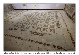 2026-01-27#6153 Mosaic, Sts Lot & Procopius Church, Mt Nebo, Jordan
