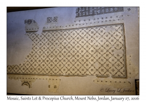 2026-01-27#6154 Mosaic, Sts Lot & Procopius Church, Mt Nebo, Jordan
