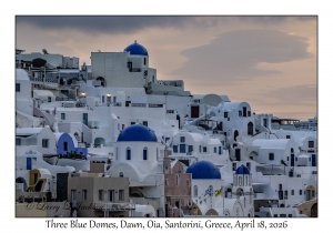 Three Blue Domes