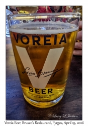 2026-04-19#2624 Voreia Beer, Brusco's Restaurant, Pyrgos, Santorini, Greece
