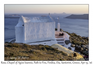 2026-04-19#5432 Ross, Chapel of Agios Ioannis, Path to Fira, Finikia, Oia, Santorini, Greece