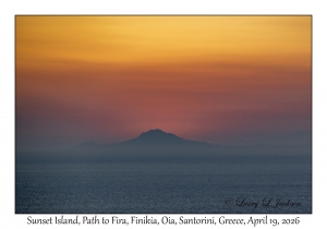 2026-04-19#5460 Sunset Island, Path to Fira, Finikia, Oia, Santorini, Greece