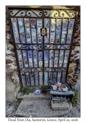 2026-04-20#1549 Decal Door, Oia, Santorini, Greece