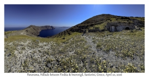 2026-04-20#2922 Panorama, Hillside between Finikia & Imerovigli, Santorini, Greece