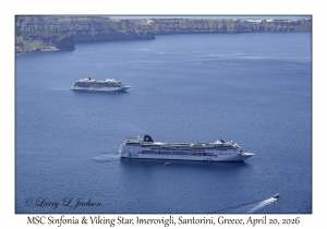 2026-04-20#5592 MSC Sinfonia & Viking Star, Imerovigli, Santorini, Greece