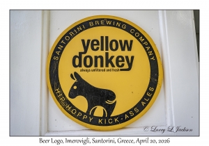 2026-04-20#6273 Beer Logo, Imerovigli, Santorini, Greece