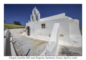 2026-04-21#6291 Hillside Chapel, Gavrilos Hill, near Emporio, Santorini, Greece