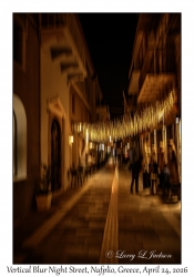 Vertical Blur Night Street