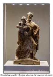 Terracotta of Zeus & Ganymede