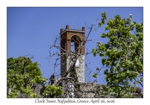 2026-04-26#6528 Clock Tower, Nafpaktos, Greece