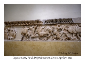 2026-04-27#6415 Gigantomachy panel, Delphi Museum, Greece