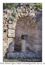 2026-04-27#6609 Niche, Roman Agora, Delphi Archaeological Site, Greece